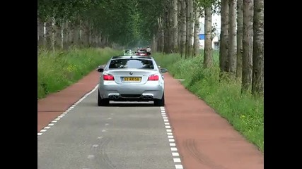 Bmw M5 with Hamann parts + Eisenmann exhaust (lovely sound!)