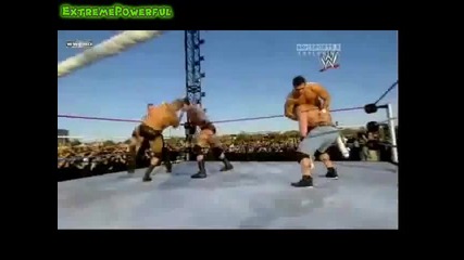 rey mysterio and john cena and randy orton