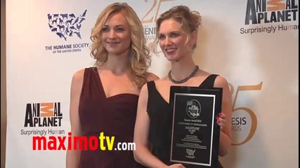 Yvonne Strahovski The 25th Anniversary Genesis Awards, press room