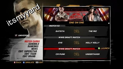 Wwe 12 - Proof_ Batista in Wwe12!!!!! Dlc