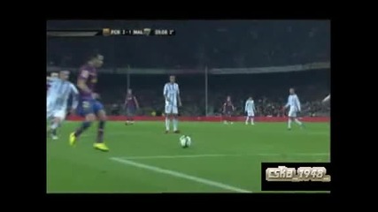 27.02.2010 Барселона 2:1 Малага (всички голове) 