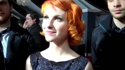 Paramore at the 2010 Grammy Awards 