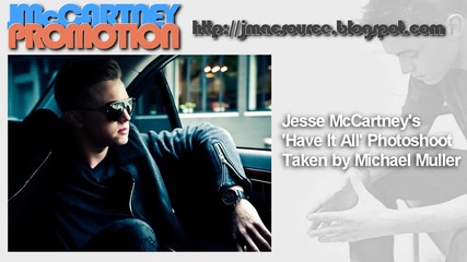 Фотосесията на Jesse Mccartney за албума Have It All 