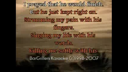 Killing Me Softly - The Fugees Karaoke
