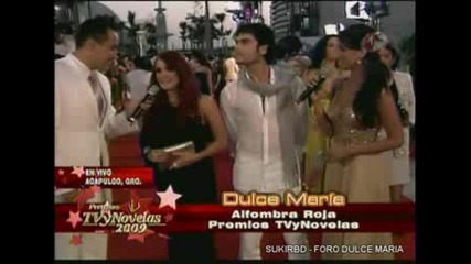Vda en alfombra roja de Premios Tvynovelas