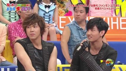 Бг превод ~ Tvxq - Talk about Snsd @ Hey! (x3) (09.07.2012)