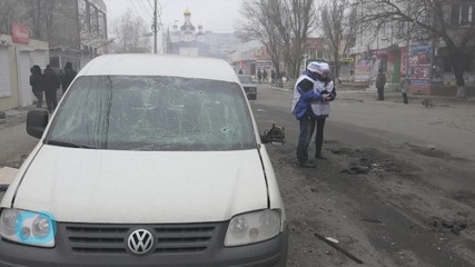 Ukraine Separatists Protest Against OSCE Mission In East