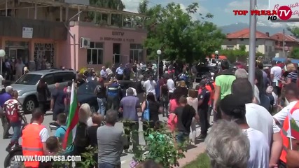 Видео от протеста в Гърмен 02.06.2015