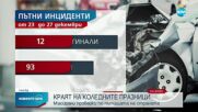 ЧЕРНА СТАТИСТИКА: 12 загинали и десетки ранени при пътни инциденти в празничните дни