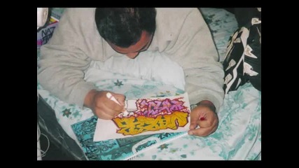 How to draw a graffiti character by wizard