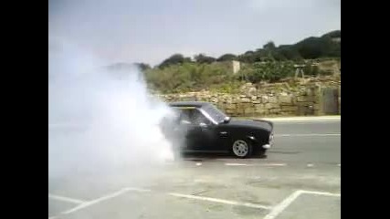 Ford Escort Burnout
