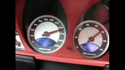 Mercedes Benz Sl55 V8 Kompressor 220 - 290 Kph