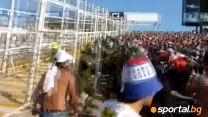 Сблъсъци между фенове и полиция в Чили