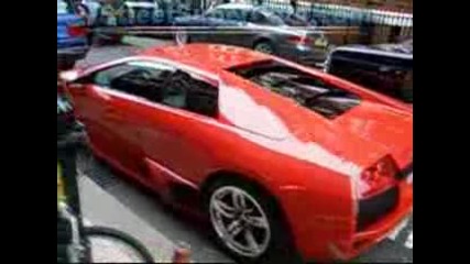 Lamborghini Murcielago Lp640 red 