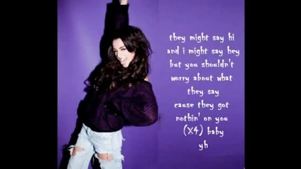 Cher Lloyd - Nothing On You ( Lyrics On Screen )