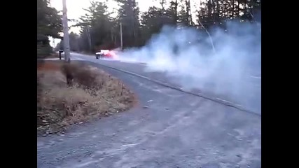 Toyota Supra Burnout 