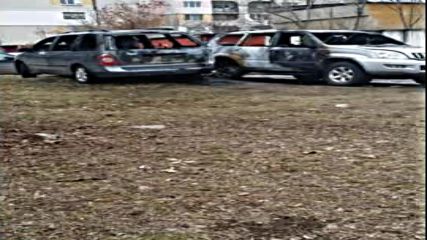 Запалени автомобили в София