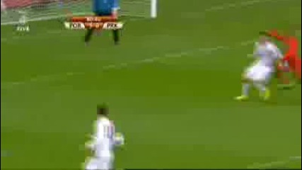 Голът на Лиедсон - Португалия - Кндр (5:0) Wc 2010