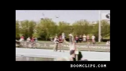 Girl has epic hurdle fail..