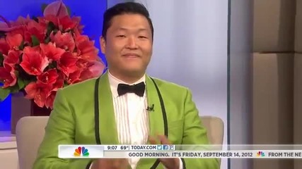 Psy - Extra Footage 2 @ Nbc Today Live Show (14.09.2012)