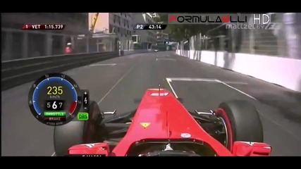 F1 Гран при на Монако - Massa дрифти Hd