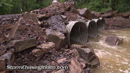 Речно наводнение в Денвил , Арканзас 14.5.2014