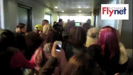 Justin Bieber arrives at London's Heathrow Airport