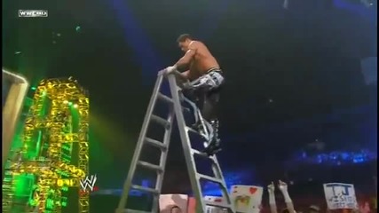 Evan Bourne Air Bourne from the Ladder !