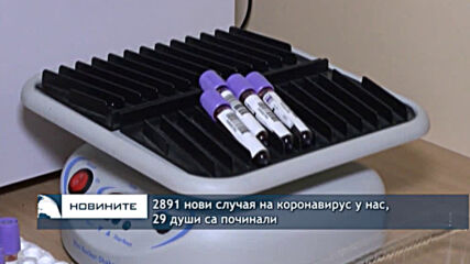 2891 нови случая на коронавирус у нас, 29 души са починали