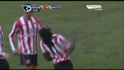 Sunderland 1 - 0 Manchester City * Kenwyne Jones 