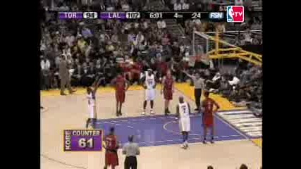 Toronto Raptors vs. LA Lakers - Kobe Bryant