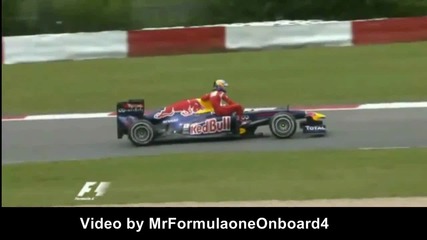 F1 Гран при на Германия 2011 - Webber вози Alonso на болида си Hd