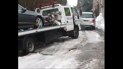 Two Stuck Recovery Trucks 