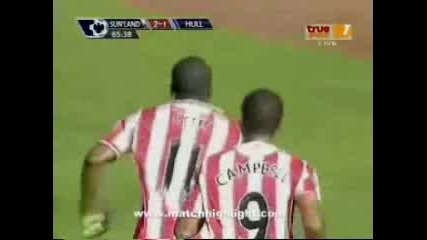 Sunderland - Hull City 3 - 1 (4 - 1,  12 9 2009)
