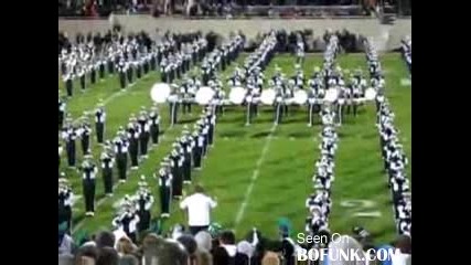 Numa Numa Dude Conducts Marching Band 
