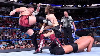 Daniel Bryan, Samoa Joe and Big Cass battle in Money in the Bank Qualifying Match: Wal3ooha, 31 May, 2018