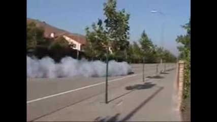Chevrolet corvette Burnout 