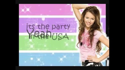Miley Cyrus - Party in the Usa Lyrics 