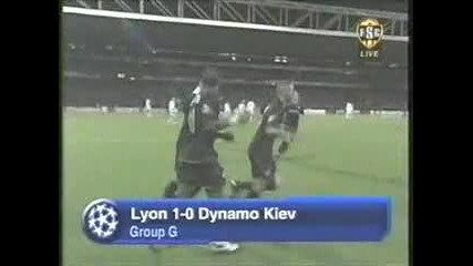 2006 Olympique Lyonnais (france) 1-dynamo Kiev (ukraine) 0