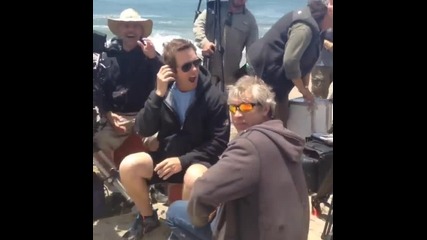 Снимачната площадка на филма Бързи и Яростни 7 (2015)