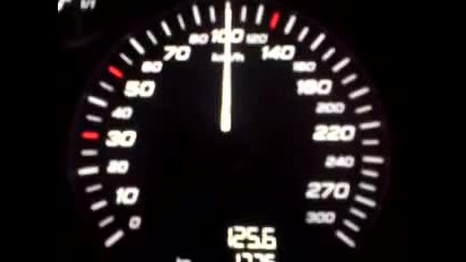 Acceleration Audi S3 0 - 130 km h S-tronic