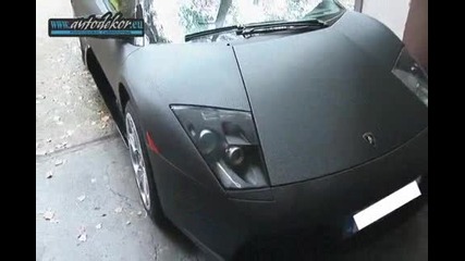 Облепване с карбоново фолио на Lamborghini Murcielago