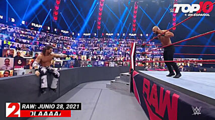 Top 10 Mejores Momentos de RAW: WWE Top 10, Jun 28, 2021