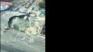 Гигантска дупка "погълна" натоварено шосе в Шанхай (ВИДЕО)