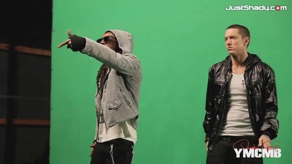 Eminem & Lil Wayne - No Love (making of Video) 