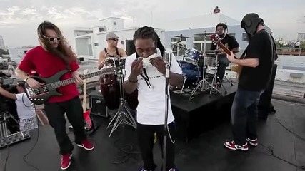 Lil Wayne прави фрийстайл по време на снимките на “ Da Da Da ” част 3 