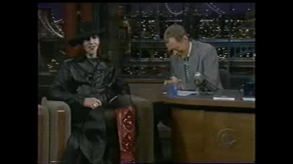 Marilyn Manson Interview On Letterman