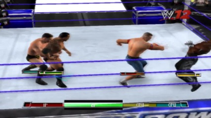 John cena&the Rock vs The Miz&r-truth