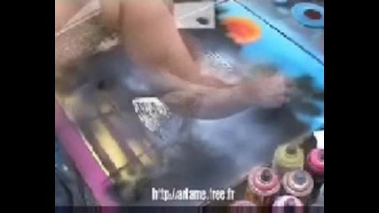train Spray Painting