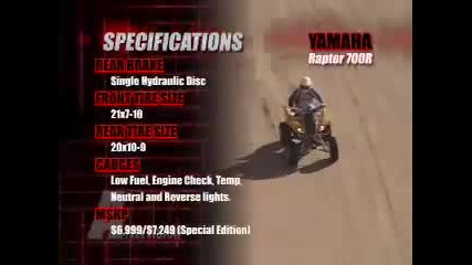 Atv Television Test - 2006 Yamaha Raptor 700